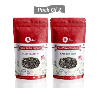 Black Chia Seeds, 500 GMS (250 GMS X 2)