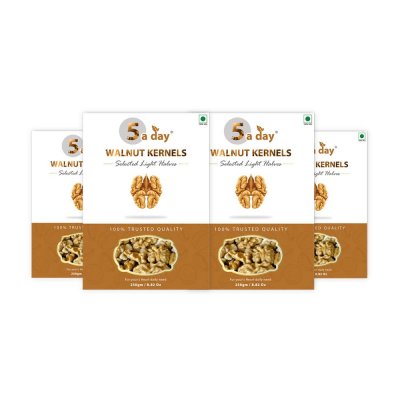 Walnut Kernels (Light Halves), 1 KG (250 GMS X 4)
