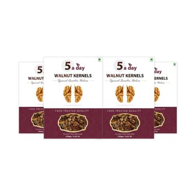 Walnut Kernels (Quarter Pcs), 1 KG (250 GMS X 4)