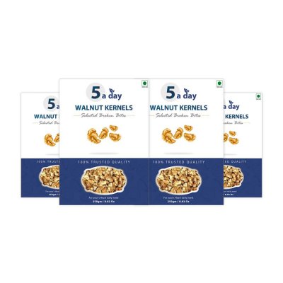 Walnut Kernels (Broken), 1 KG (250 GMS X 4)