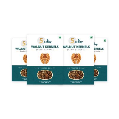 Walnut Kernels (Sharabati Sweet Halves), 1 KG (250 GMS X 4)