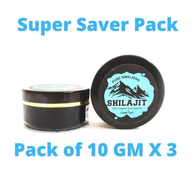 Original Himalayan Shilajit, 30 GMS (10 GMS X 3)