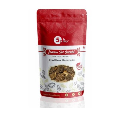 Jammu Spl Guchhi (Dried Morel Mushrooms), 50 GMS