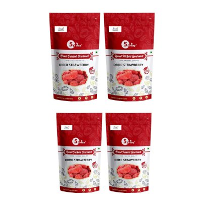 Dried Strawberry, 1 KG (250 GMS X 4)