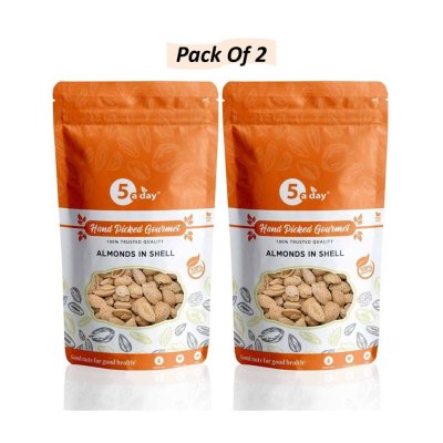Kashmiri Almond With Paper Shell (Kagzi Badaam), 1 KG (500 GMS X 2)