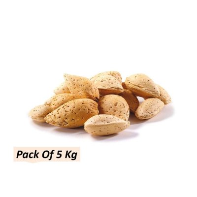 Kashmiri Almond With Paper Shell (Kagzi Badaam), 5 KG Loose