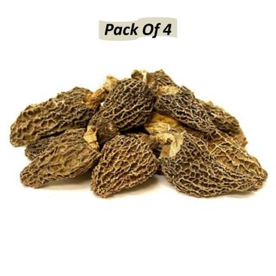 Jammu Spl Guchhi (Dried Morel Mushrooms), 200 GMS (50 GMS X 4)