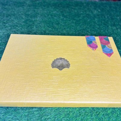 Elegant Hard Cardboard Designer Diwali Dry Fruit Gift Box GBC-005 (Brand- 5aDay)