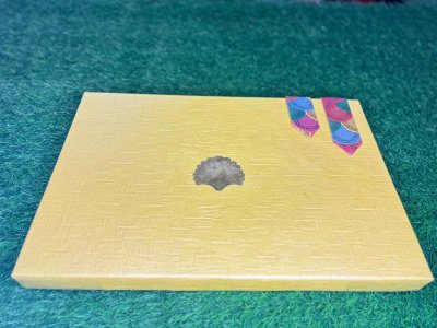 Elegant Hard Cardboard Designer Diwali Dry Fruit Gift Box GBC-005 (Brand- 5aDay)