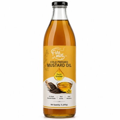 Cold Press Mustard Oil, 1000 ml