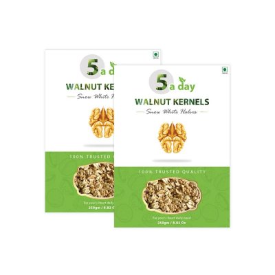 Walnut Kernels (Snow White Halves), 500 (250 GMS X 2)